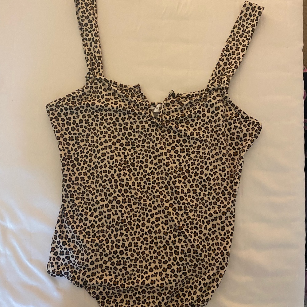 Cheetah print bodysuit